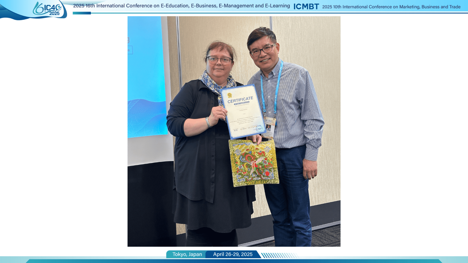 Best Presentation Award Winner - Onsite Session 20